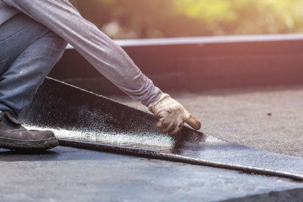Professional Emergency Waterproofing technician working in Delafield, WI